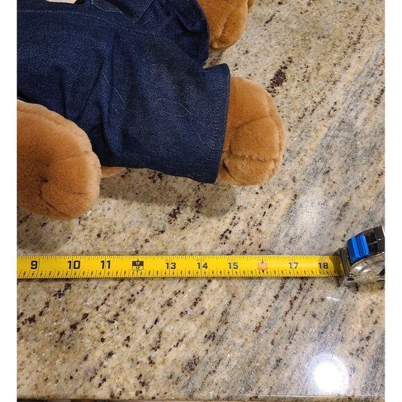 Vintage Ganz Wrinkles The Dog Hand Puppet Plush 16" Overalls & Finger Puppet Lot - Picture 14 of 15